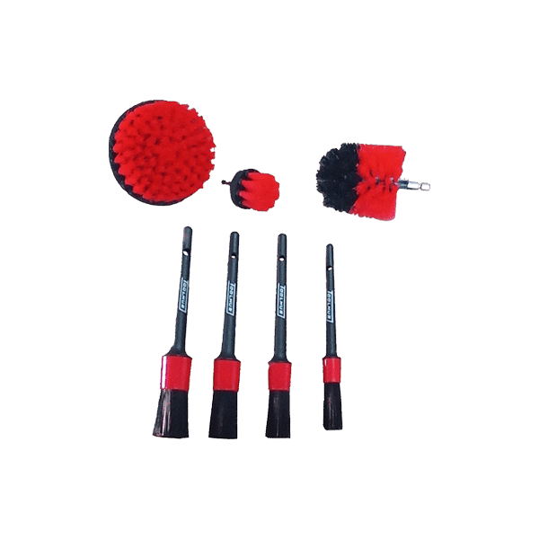 Kit Detail Cepillos de Limpieza. 7 Piezas