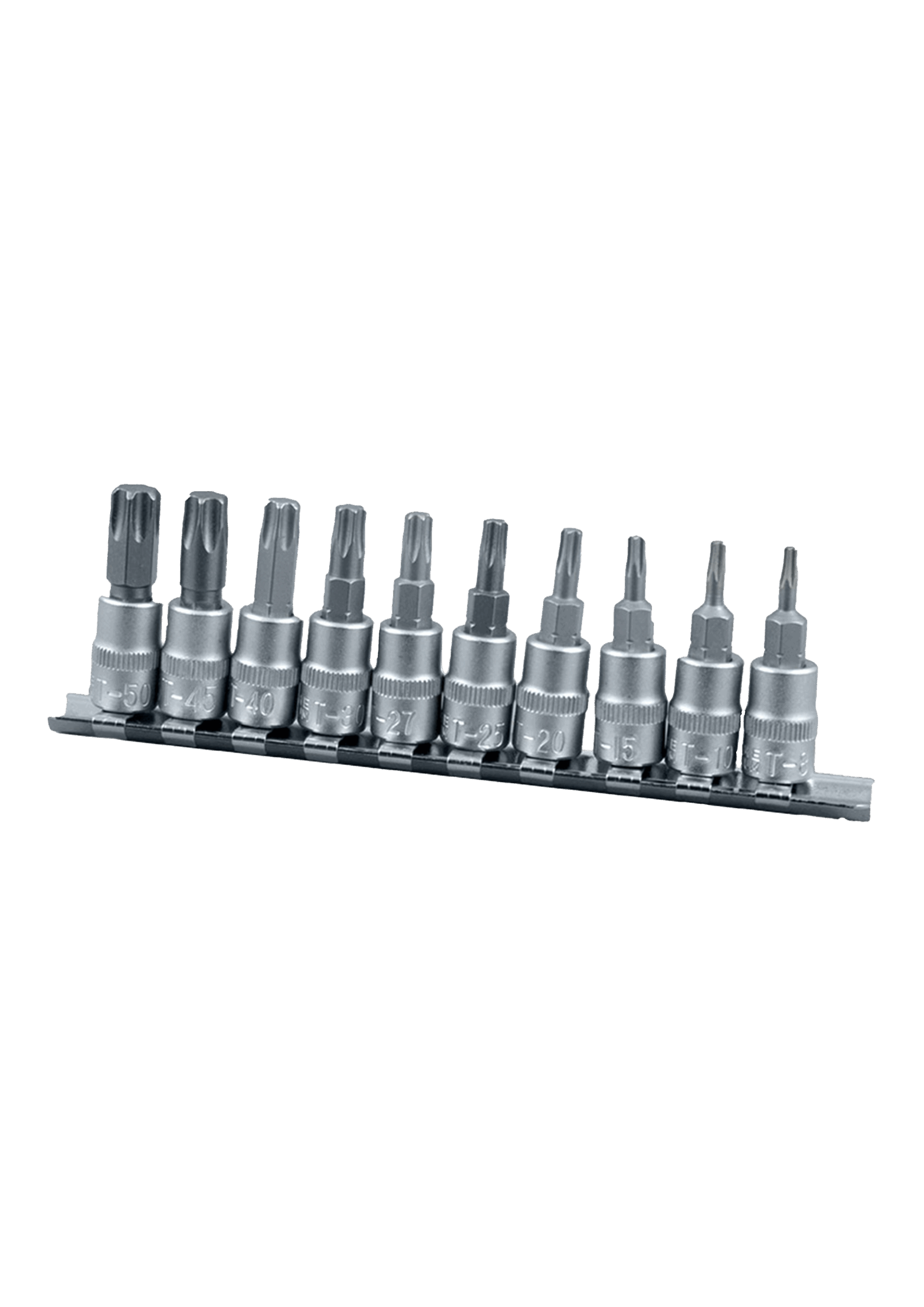 Juego de Puntas Torx en Vaso 1/4" 10Pzs
