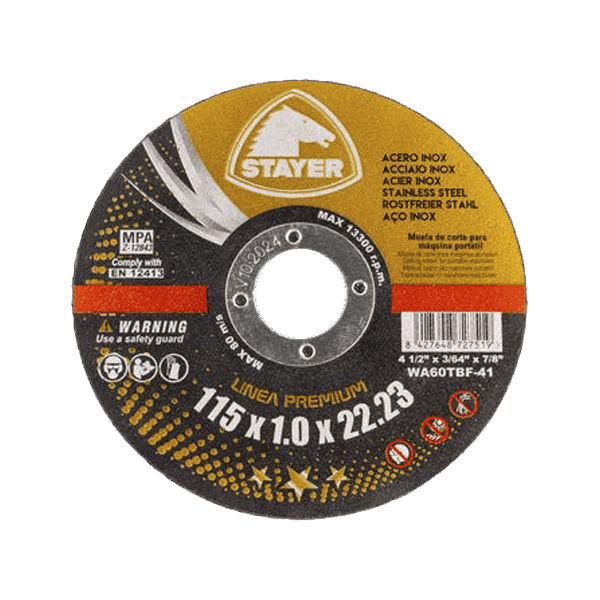 Disco de Corte INOX. 115x1,0x22,2