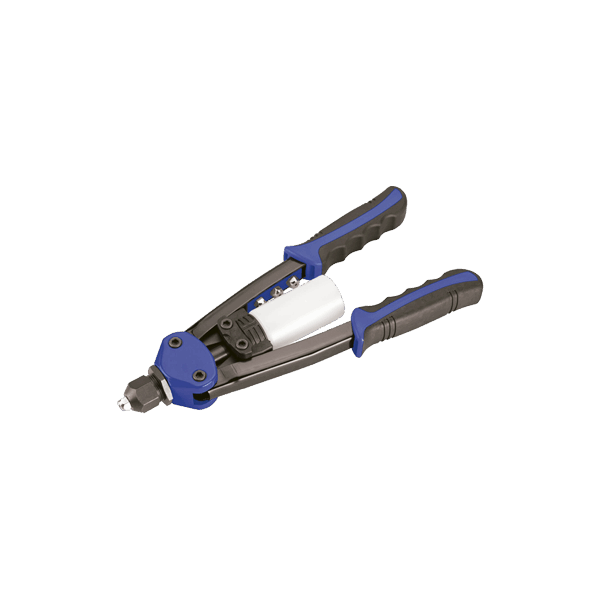 Remachadora de Dos Manos Alta Potencia 300mm. 4 Bocas de 2,4 a 4,8mm